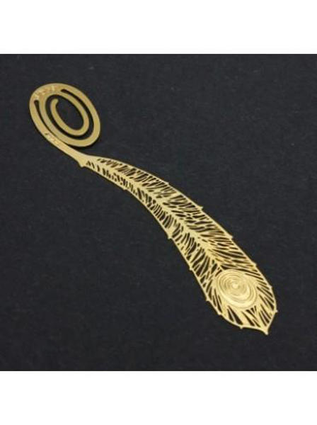  Зображення Закладка металлизированная " Золотое перо" 